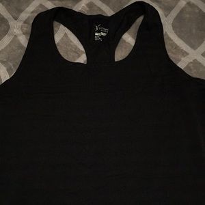 Black workout tank